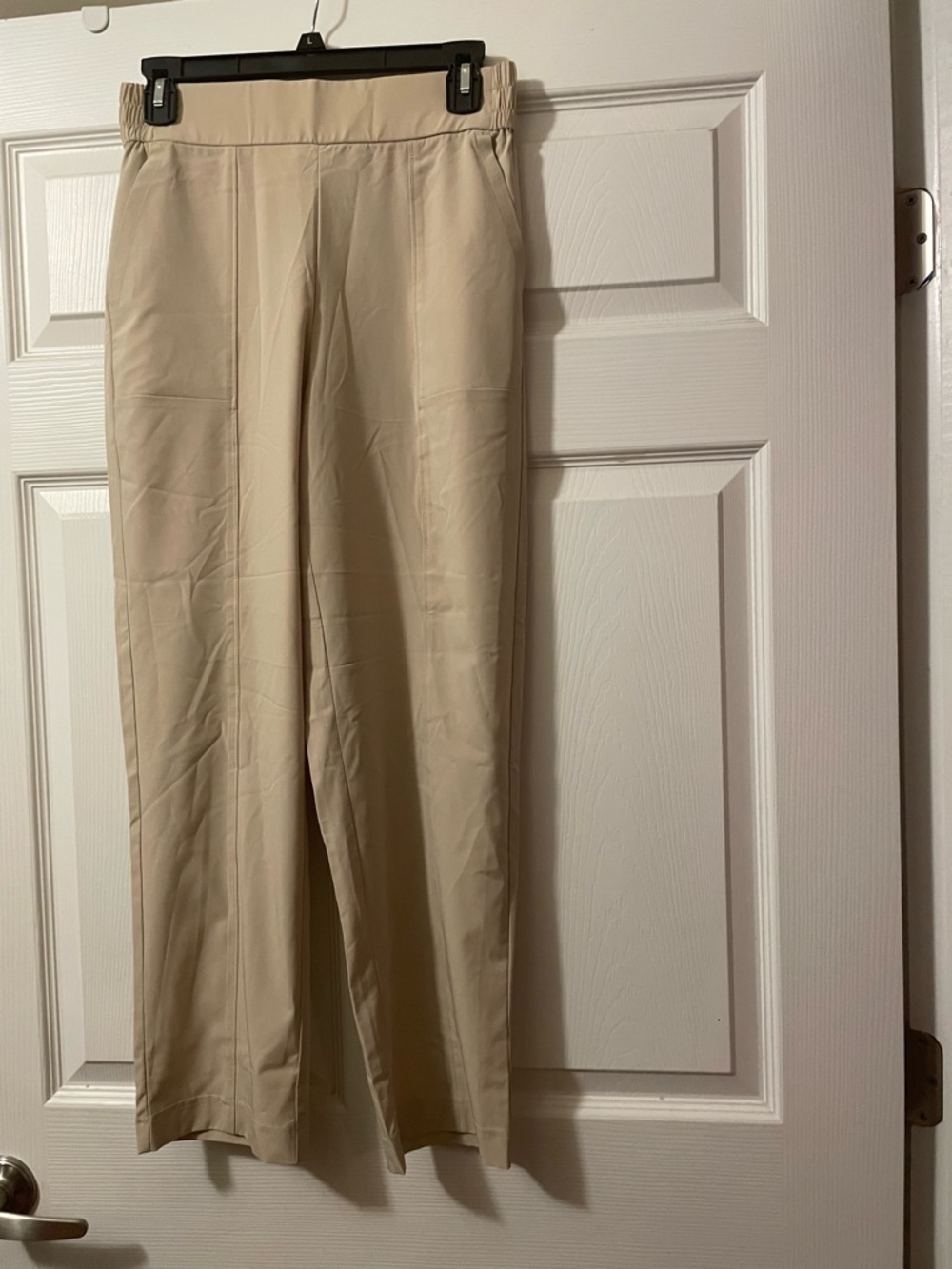 LOFT Light Beige Stretch Dress Pants